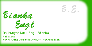 bianka engl business card